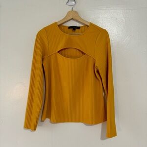 M Marc New York Ribbed Long Sleeve Shirt